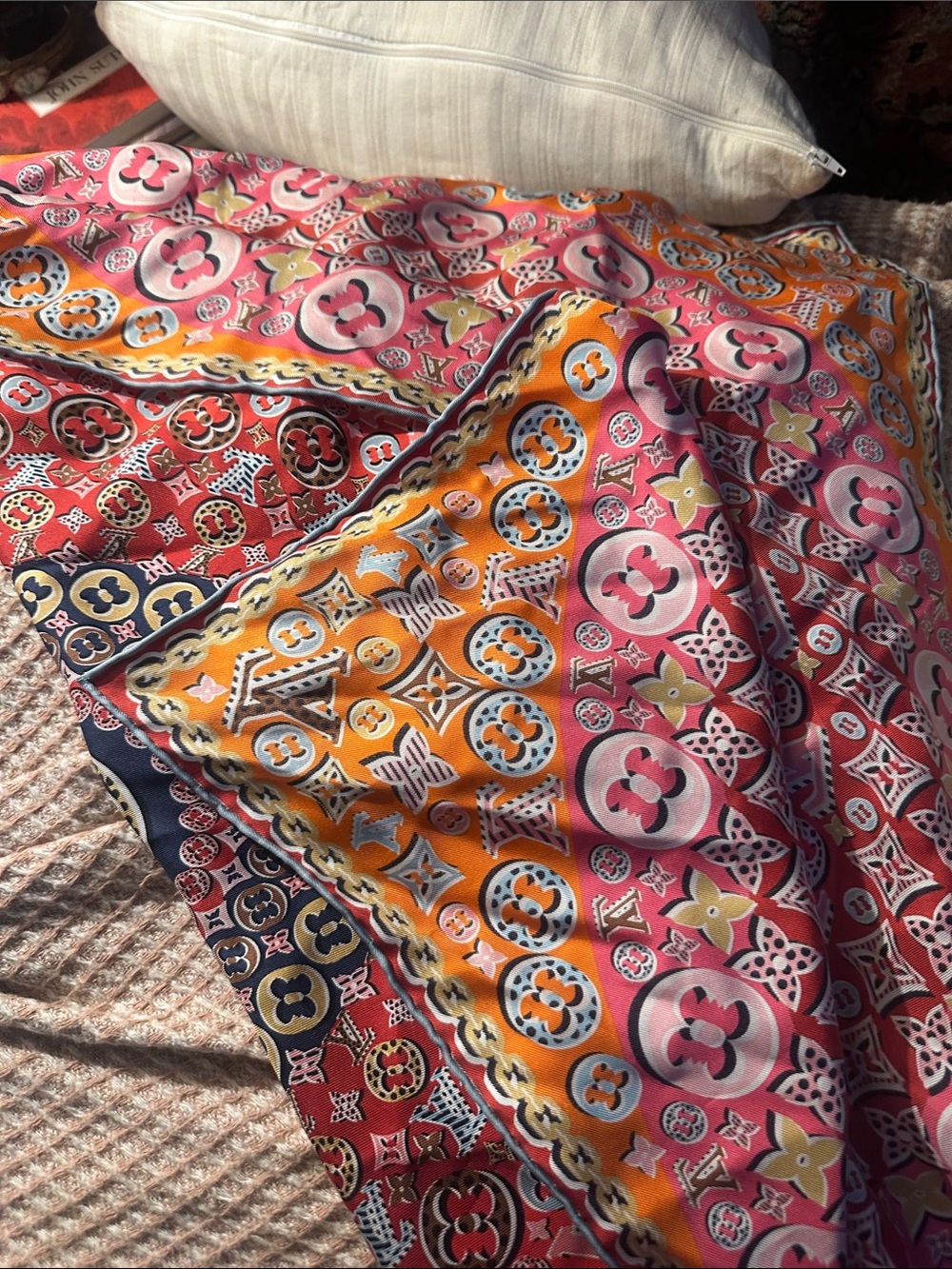 Louis Vuitton Multiple Silk Square  Scarf - Picture 4 of 6